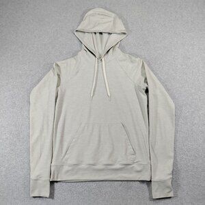 Outdoor Voices Hoodie Womens Medium Heather Cloud Knit Kangaroo Pocket Pullover